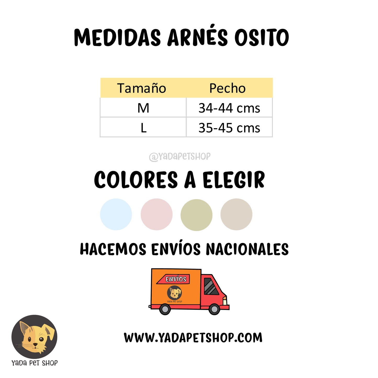 Arnés con Diseño de Osito para Perros Pequeños y Gatos | Comodidad y Estilo