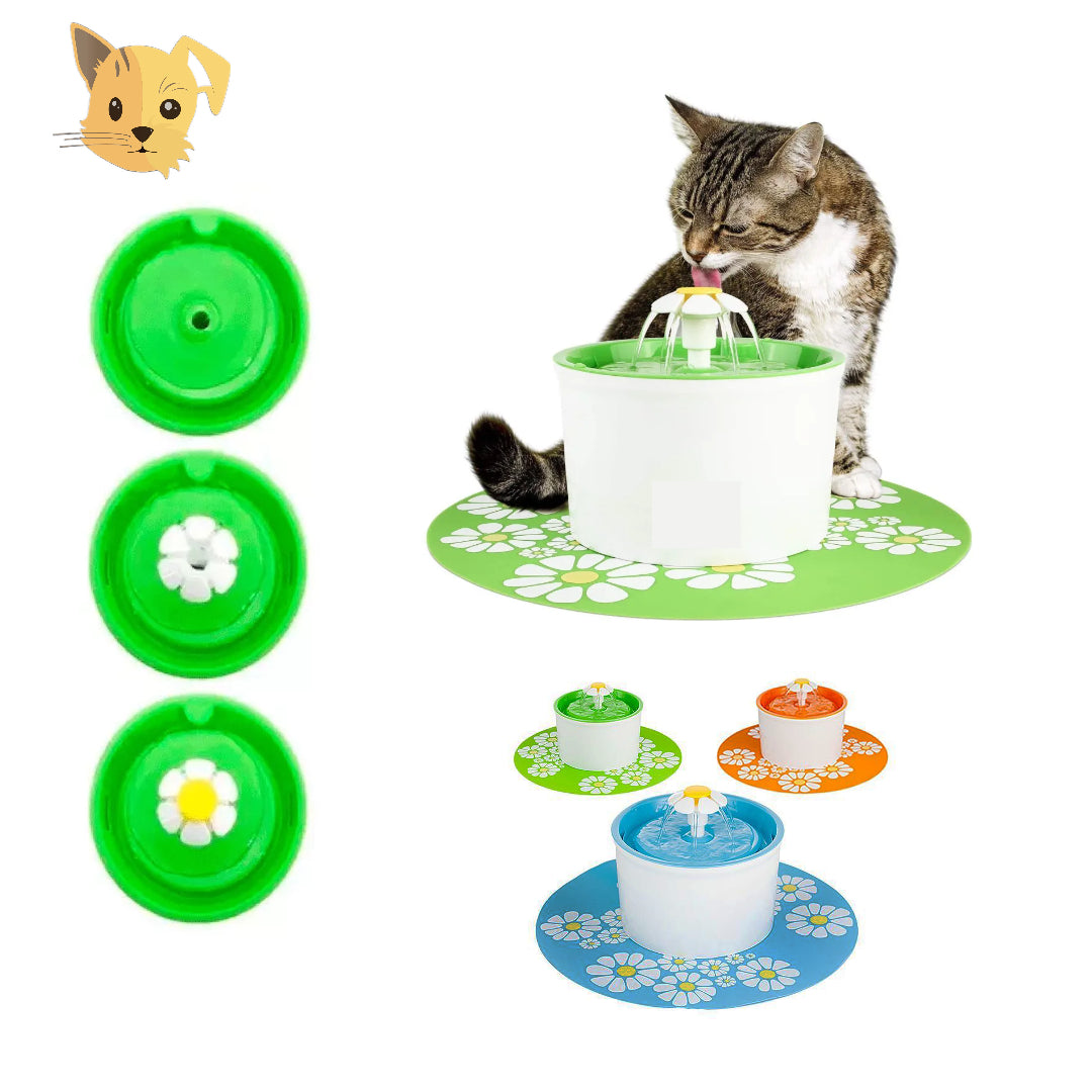 Fuente de Agua Redonda para Perros y Gatos – Hidratación Fresca y Saludable