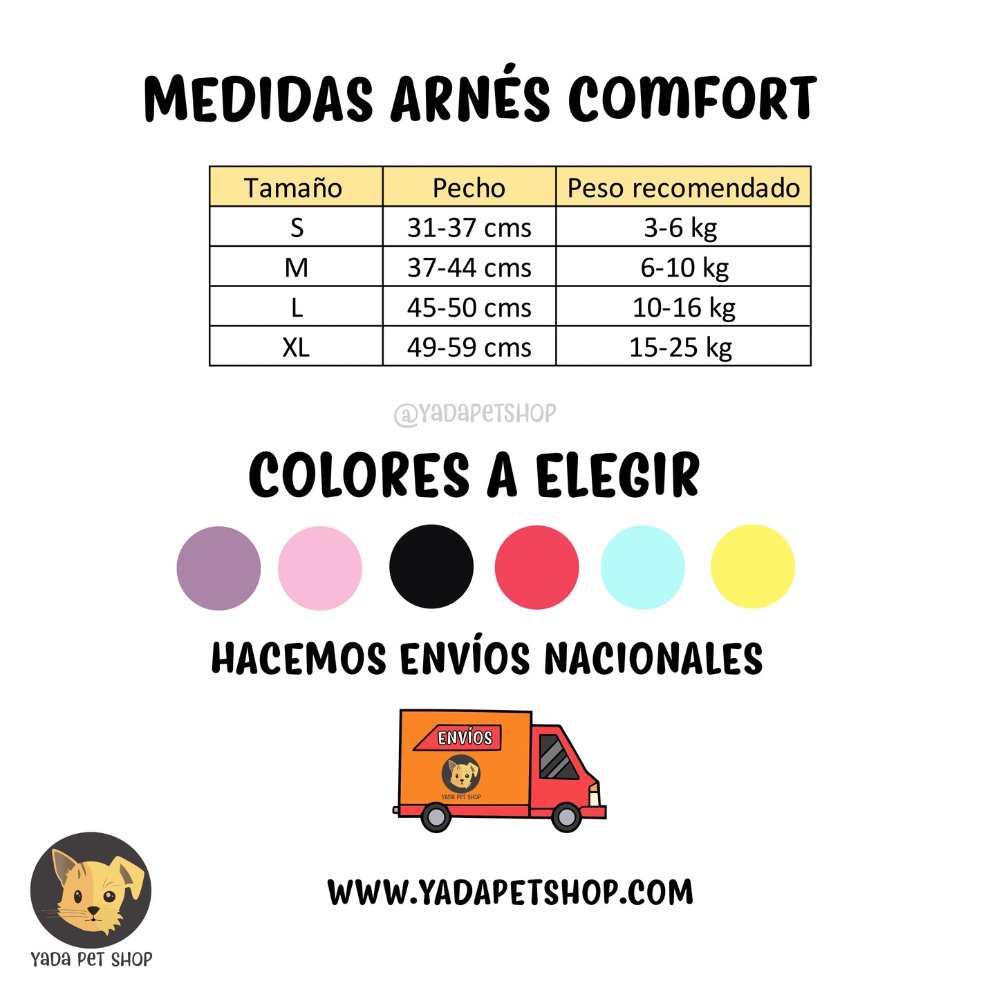 Arnés Comfort para Perros y Gatos| Acolchado y Transpirable